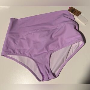 Lavender High-Waisted Bikini Bottoms